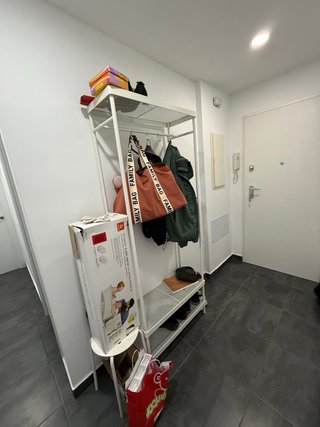 Perchero y Zapatero Ikea Blanco