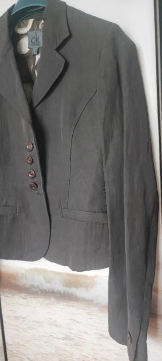 Blazer Calvin Klein Donna Tg 42 Marrone