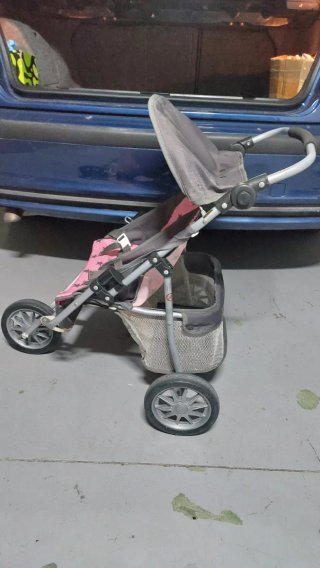 Carrito doble Nenuco estrellas rosa