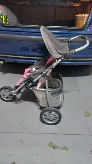 Carrito doble Nenuco estrellas rosa