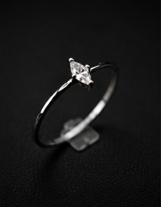 Anillo Plata 925 fino y sofisticado mujer