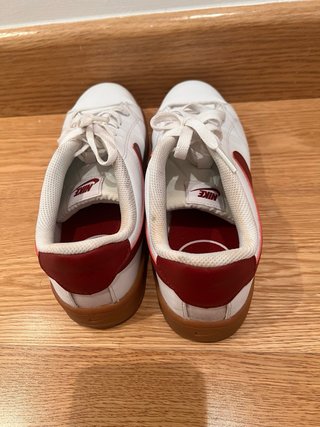 Zapatillas Nike Piel Blancas y Rojas