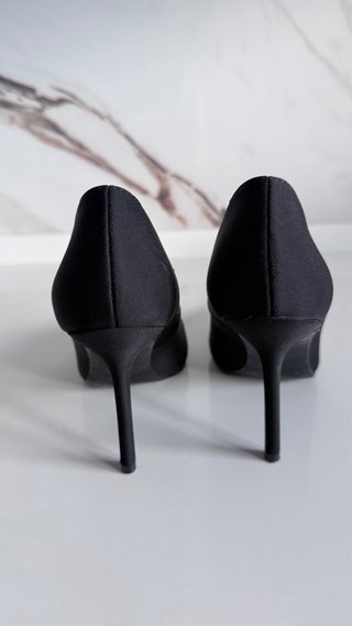 Zapatos de Salón Mango Negros Talla 38
