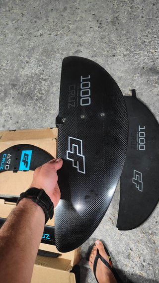 Hydrofoil Crazyfly Cruz 690 + 1000 Foil Crazy Fly