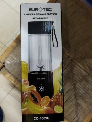 Batidora Portátil Recargable Eurotec