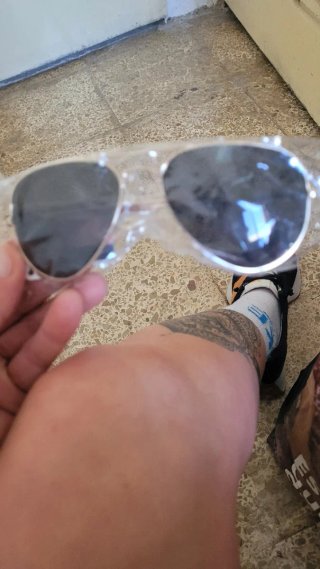 Lote 100 Gafas de Sol Moradas y Azules burdeos neg