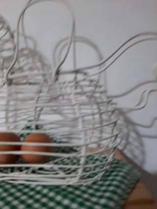 Gallina Huevera Decorativa Metal