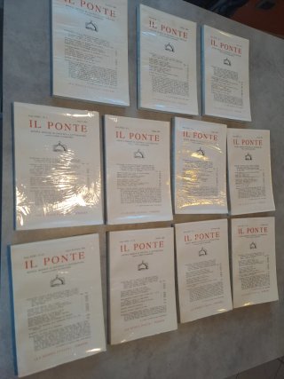 Lotto 11 riviste "Il Ponte" - Annata Completa 1962