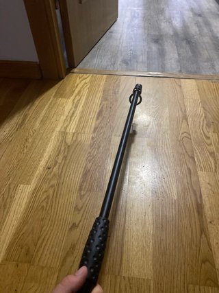 Soporte de micrófono negro