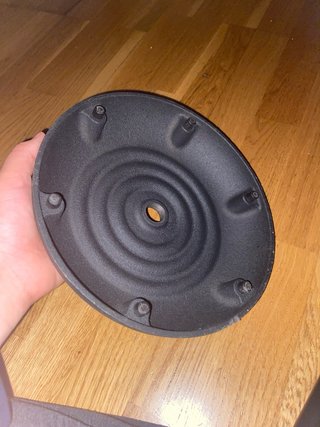 Soporte de micrófono negro