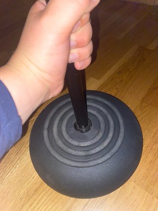 Soporte de micrófono negro