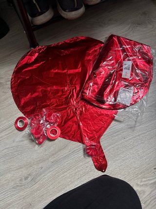 Globo Corazón Rojo