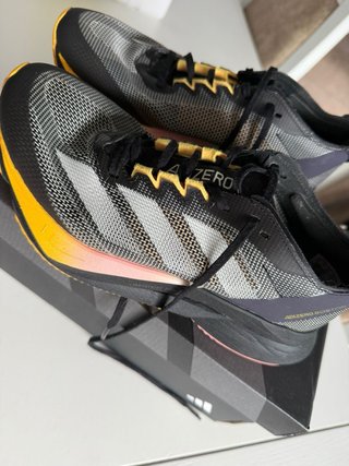 Adidas adizero boston 12  Negro/Amarillo
