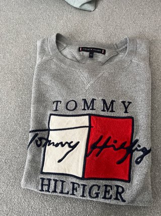 Jersey Tommy Hilfiger Gris Talla 11-12