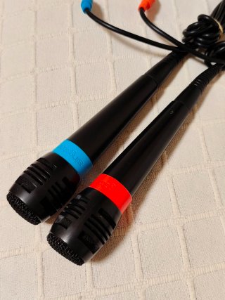 Microfonos SingStar. PlayStation 2.