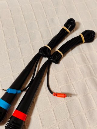 Microfonos SingStar. PlayStation 2.