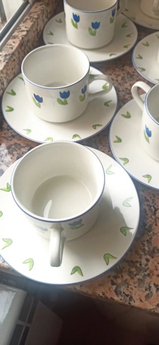 Juego de café de porcelana