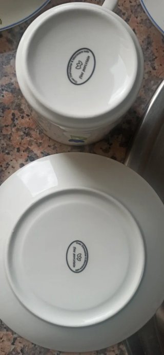 Juego de café de porcelana