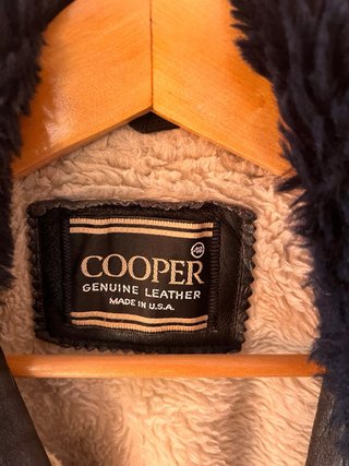 Chaqueta de piel Cooper USA Talla L.