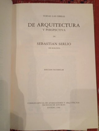 Todas las obras de arquitectura y perspectiva.