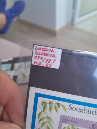 Sellos Antigua y Barbuda pájaros