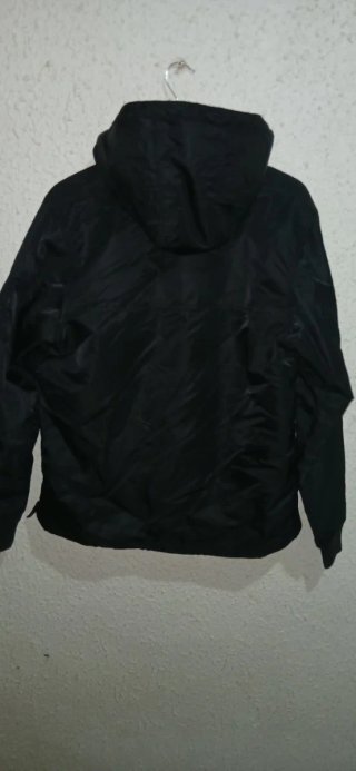 Chaqueta Alpha Industries Negra con Naranja