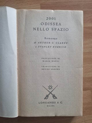 libro 2001 Odissea nello spazio di Arthur C. Clark