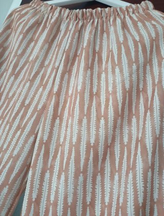 Pantalón palazzo estampado boho chic, talla única