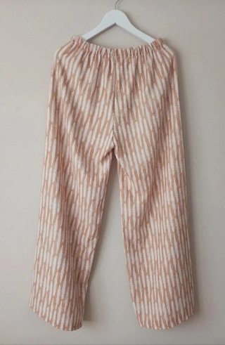Pantalón palazzo estampado boho chic, talla única