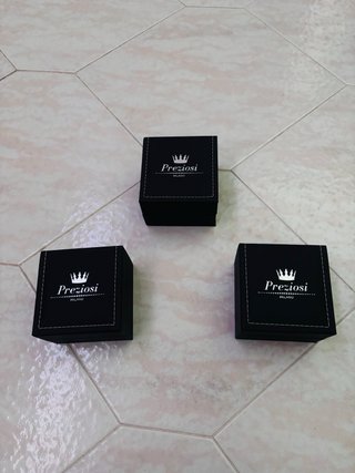 Set di 3 Catene cubane uomo con zirconi
