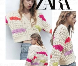 Chaqueta punto Zara