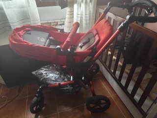 Carrito Jane Epic Rojo grupo 0 solo con massi Cosi