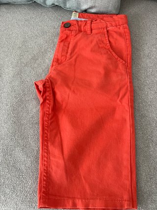 Pantalón corto naranja talla 9-10