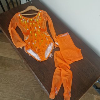 Mallot de gimnasia ritmica naranja