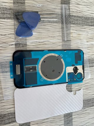 Cover Posteriore iPhone 16 15 14 13 Nero pro