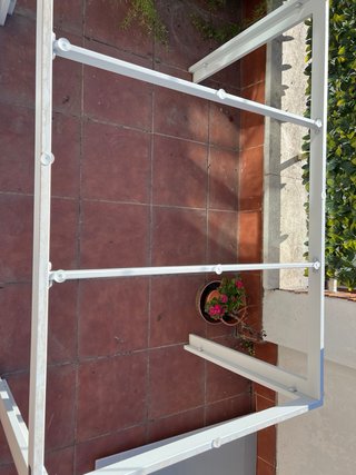 Mesa de jardín Livarno Home blanca