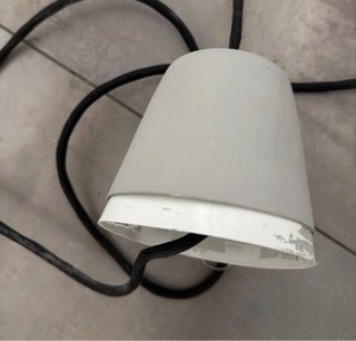 Lámpara Colgante Negra 30cm