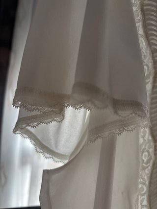 Camisón ligero encaje blanco vintage