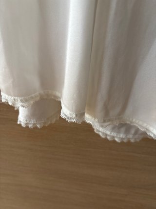 Camisón ligero encaje blanco vintage