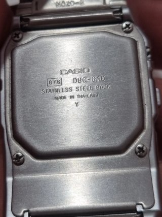 Reloj Casio DBC-610 Data Bank Calculadora Vintage