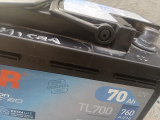 Batería Tudor EFB 70Ah 760A