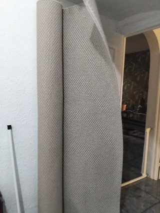 Alfombra Ikea Beige/Gris 2x3m super grande