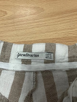 Pantalones Cortos Verano Rayas Stradivarius 34