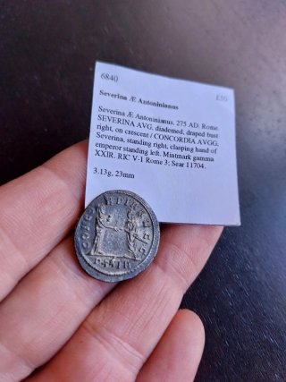 Moneda Romana Antoniniano Severina