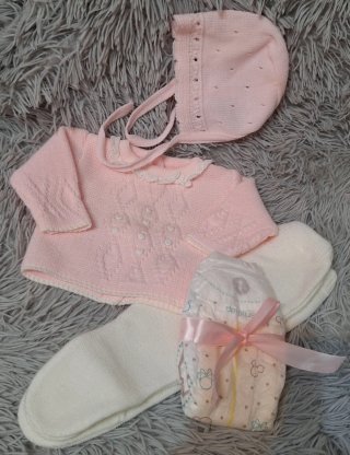 Lote 2 set neonati reborn rosa e blu