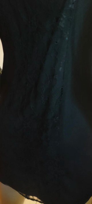 Tubino nero pizzo donna S