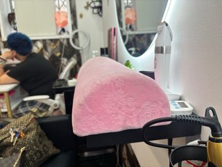 Cojín para uñas rosa