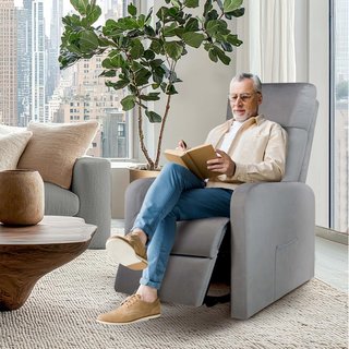 Sillón masaje Levanta personas + calor lumbar