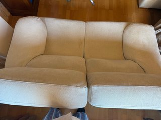 Sofá beige 155x90x95