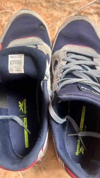 Zapatillas Reebok Azul y Gris